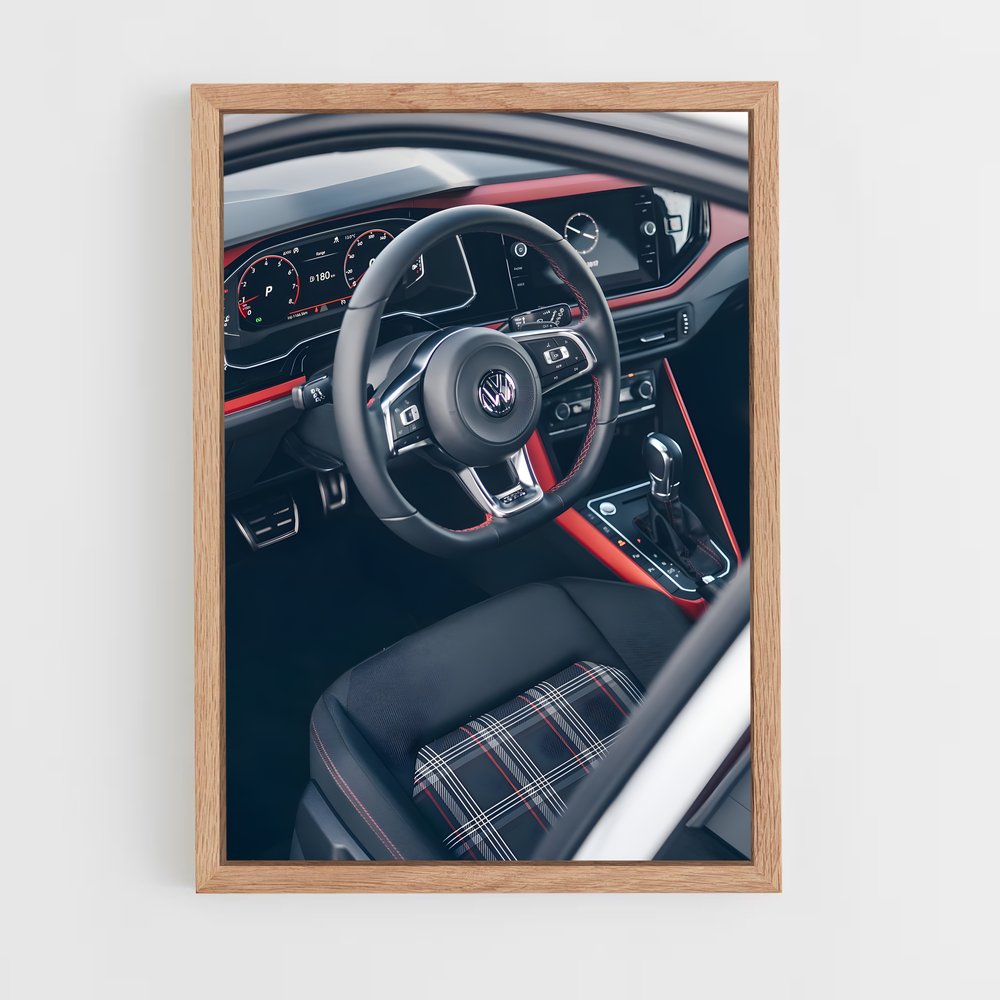 Poster Intérieur GTR – affiche Volkswagen (vue 4)